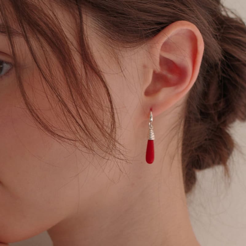 

clemence jewelry Pilier Earring 02 silver