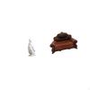 Penguin Sofa Sculpture Miniature Chair Figurine Collectable Craft Decorative Ornament Resin Animal