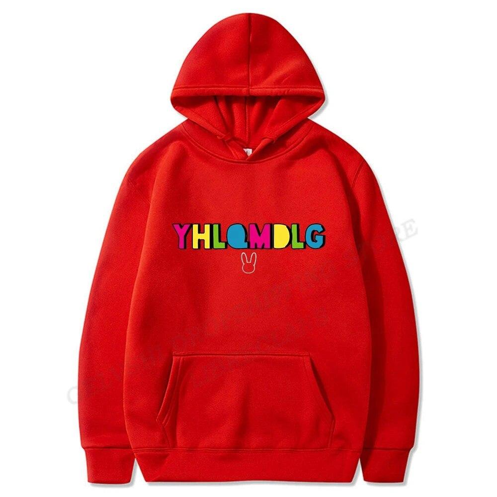 Bad Bunny Hoodie Unisex Damen Mode Mantel Übergroße Hip Hop Hoodies Kinder Hip Hop Unisexs Mantel Rap Hoodie Sweatshirt Harajuku Pullover