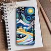 Whimsical landscape Starry Night Phone Case For Samsung Galaxy A73,A72,A71,A70,A52,A51 Others Soft Black Cover