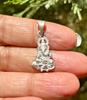 Handmade 999 Sterling Silver Ganesha Pendant: Hindu Puja Jewelry