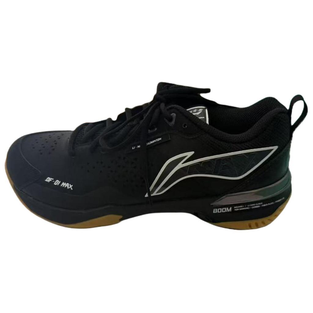 Li Ning Blade Max Sports Comfortable Trend Shock Absorption Rebound Low-Top Badminton Shoes Unisex Shoes Black AYAU003-3