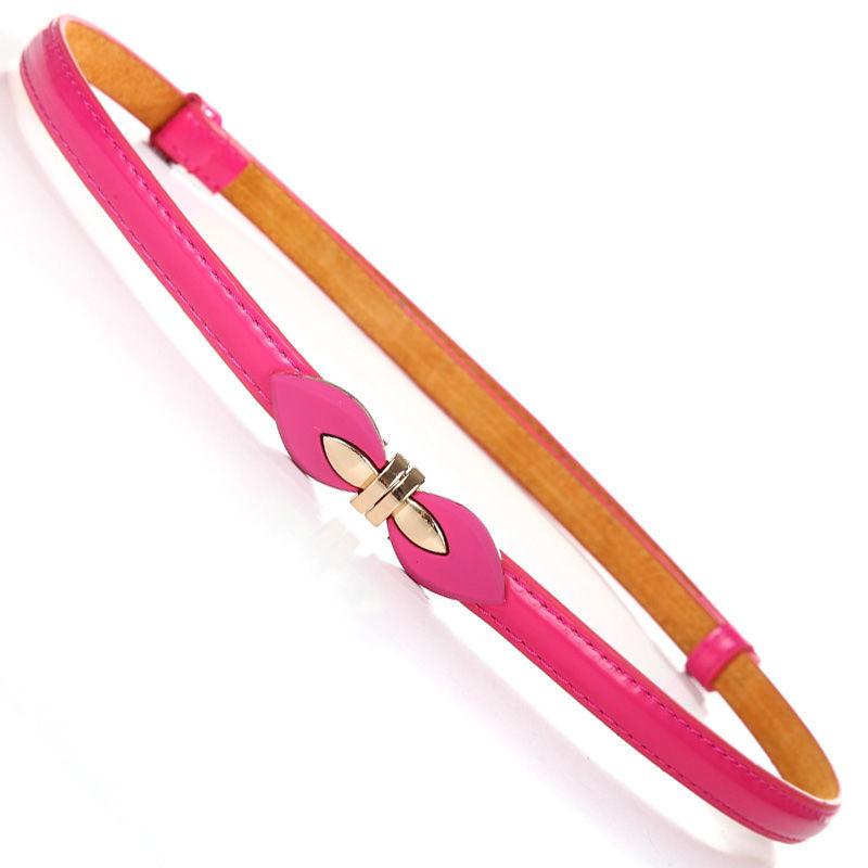 

Женский черный модный пояс на талию с пряжкой в виде листа для платьев, верхней одежды и Magenta