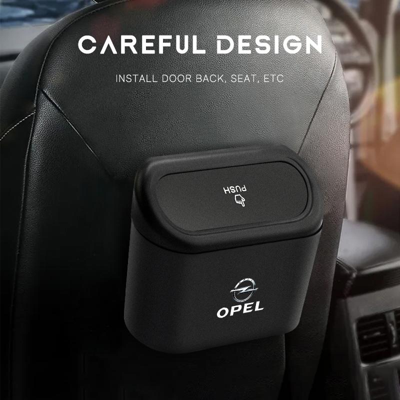 Car Door Trash Can Garbage Bin Storage Box Auto Accessories For Opel Astra Grandland Corsa Mokka Frontera Insignia Zafira Vivaro