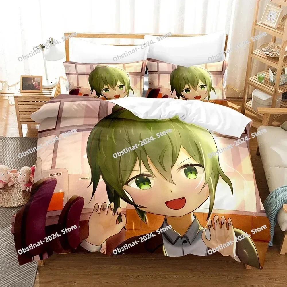 3D Mein Senpai ist nervig Bettwäsche-Set Gedrucktes Bettwäsche-Set Mit Kissenbezug Bett Weiche Bettbezug Weiche Einzel Doppel König Super King-Größe Abmessungen