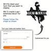 Personalized Metal Tin Sign Western Cowboy Wall Decor Vintage Hanging Plate Home Bar Garage Art