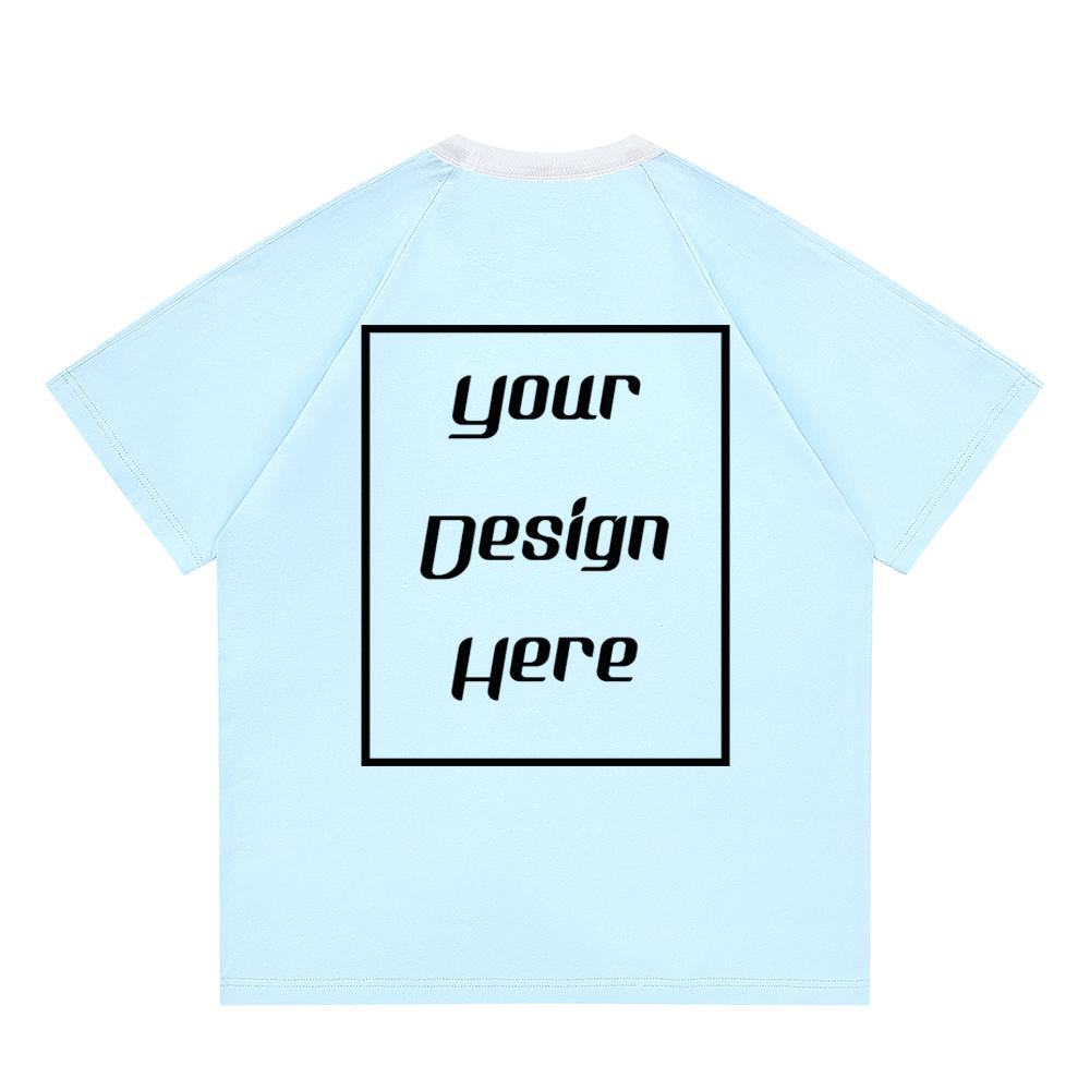 Streetwear Customized Pattern Print Unisex T-Shirt Harajuku Casual O Neck Student Lovers Short Sleeves Men Women Massive Cotton T-Shirt