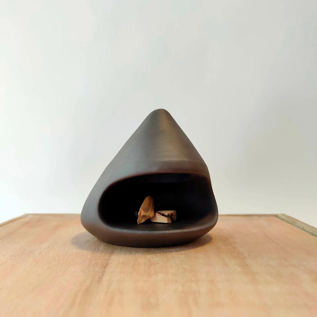 Yawlsow Palo Santo Holder Burner, Charcoal Bakhoor Incense Burner,Smudge Bowl,Sage Holder,Ash Catcher for Meditation Zen Decor