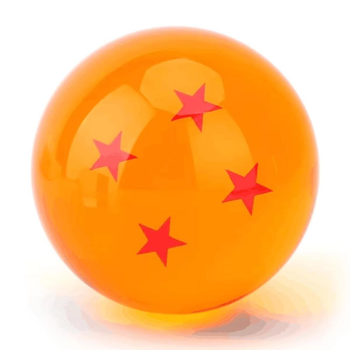 

7.6cm Dragon Ball Z Anime Figure Hot Sell Crystal Ball Toy 1 2 3 4 5 6 7 Star Dragon Balls Desktop Decoration Toy Children Gift
