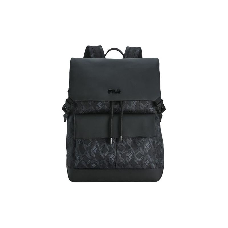 FILA Heritage Black Samurai Fashion Casual Large Capacity Fabric Backpack Men backpack CML_F13M428104FBK