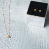 Mezmic Brave, 14K Gold, Cognac Diamond Earrings