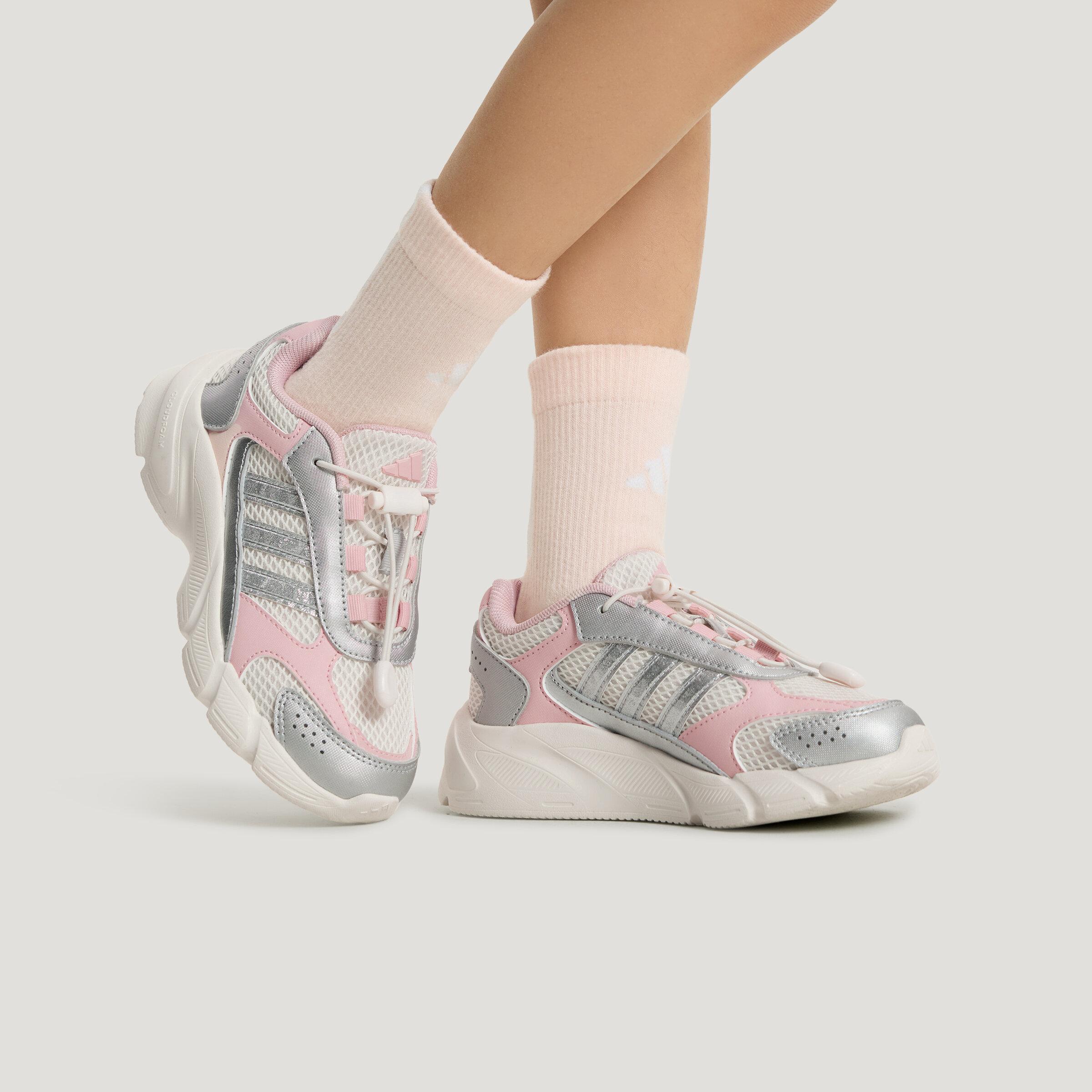 Adidas CRAZYCHAOS 2000 Low top Casual Shoes White Silver Pink Kids 28