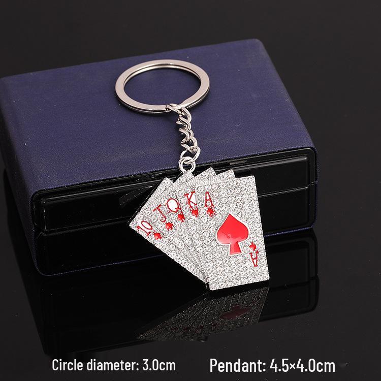 European & American Rock Guitar Keychain: Hip Hop Drip Oil Alloy Pendant Charm for Women's Bags
