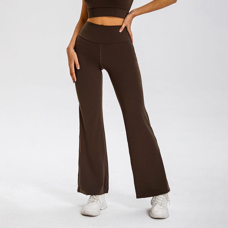 

Брюки клеш с высокой посадкой для фитнеса с задними карманами S