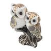 Sova Figurka Pryskyřice Realistická Umělecká Dekorativní Stojící Socha Sovy Ozdoba pro Zahradu Obývací Pokoj