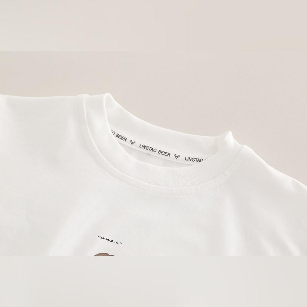 Uformelt langermet sett for barn, komfortable hverdagsantrekk