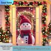TEMU Christmas Elastic Door Cover - New Year Party Atmosphere Decoration