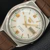VINTAGE SEIKO 5 AUTOMATIC JAPAN MENS WHITE COLOR DIAL WATCH A706980-1