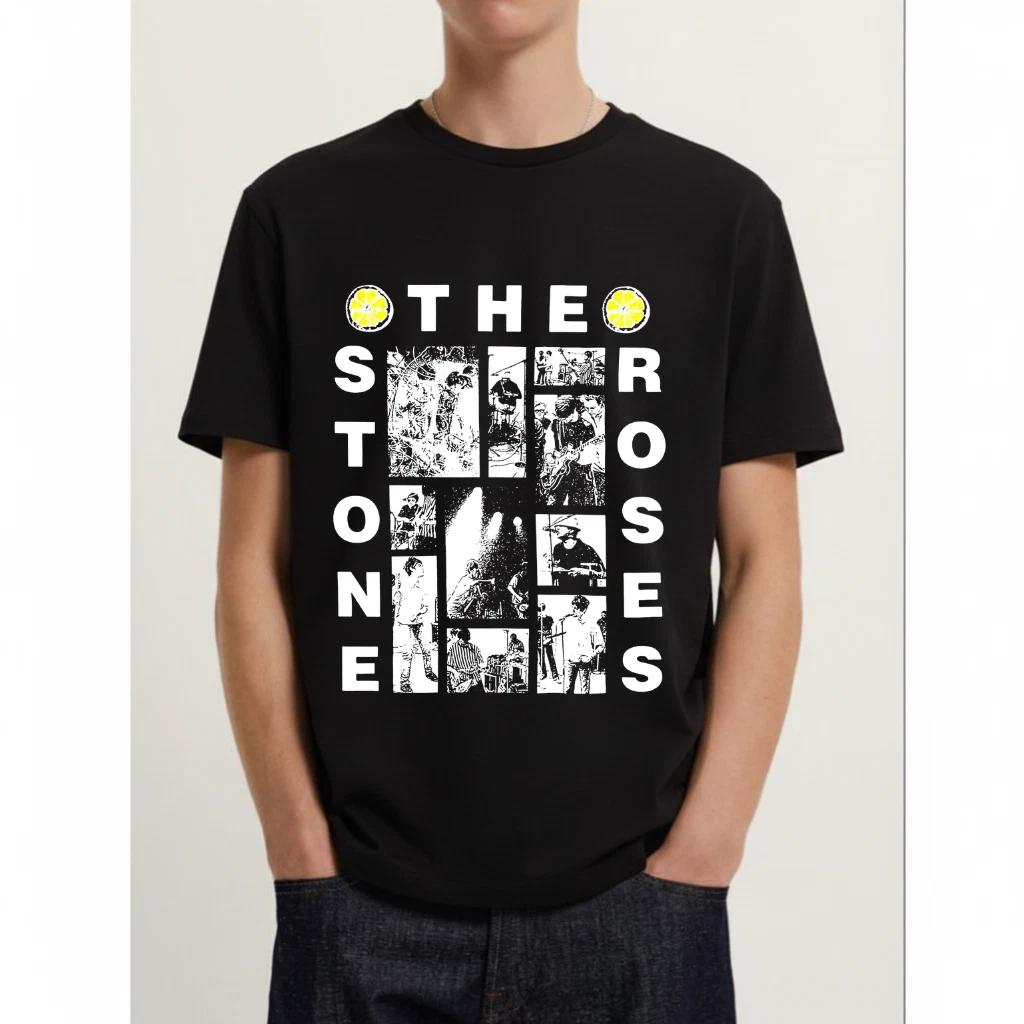 The Stone Roses Black T-Shirt (S–5XL) 4XL