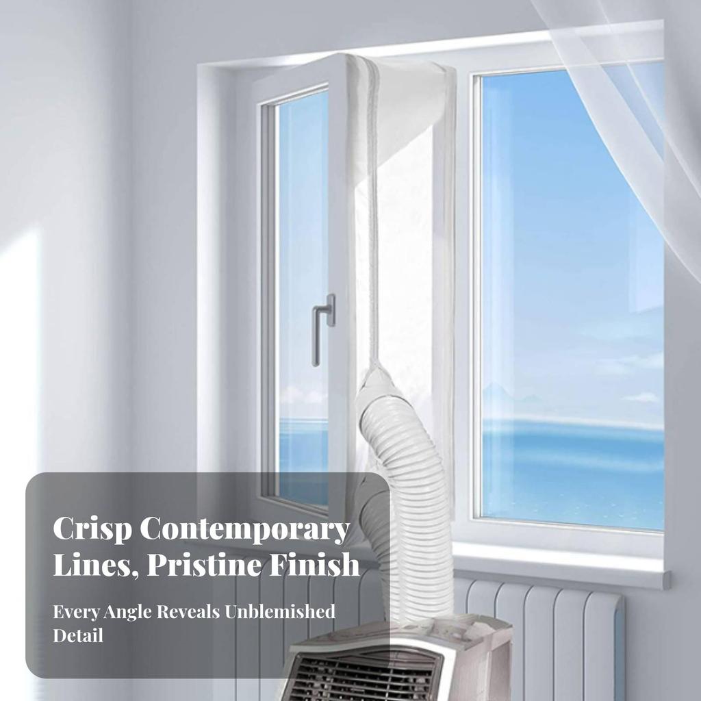 Drillingwithout Air Conditioner Window Seal Portable with Zipper