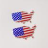 USA Flag Metal Car Sticker for American Trucks & Pickups - Suitable for Fender & Rear Emblem