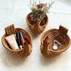 Simulated Animal Imitation Rattan Woven Storage Basket Household Storage Decoration Decoration Fruit Toy Basket Handmade Crafts
