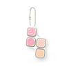Cute 9 Keys Button Keycap Portable Push Button Clicker Keychain Decompression Keychain Pass The Time