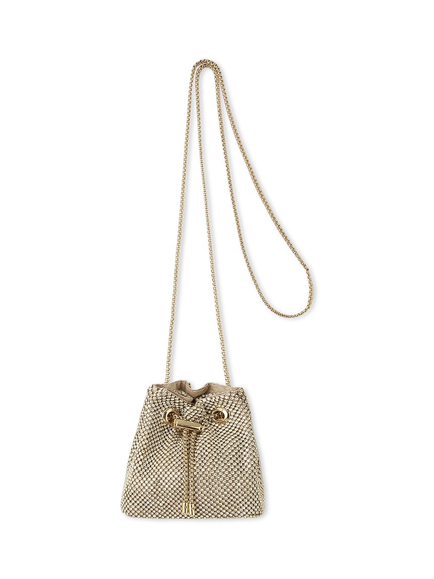 

Bejeweled Shoulder Bag SWGB244630 GLD [Snidel] Women s