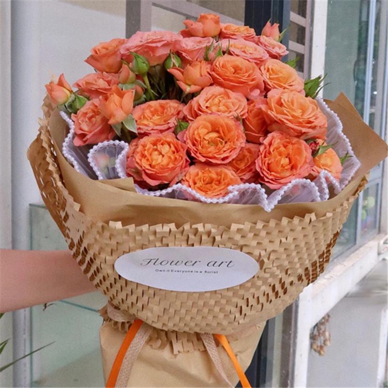 Kraft Paper Honeycomb Floral Wrapping for Fresh Flower Bouquets