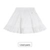 Mucmukn Sweet Cake Tencel Lyocell Cotton Tiered Skirt for Girls