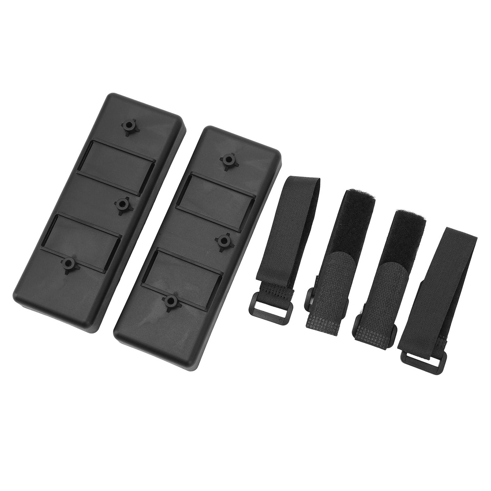 

2pcs RC Car Battery Tray Plastic Battery Mounting Plate for Axial SCX10 110 RC Car Black