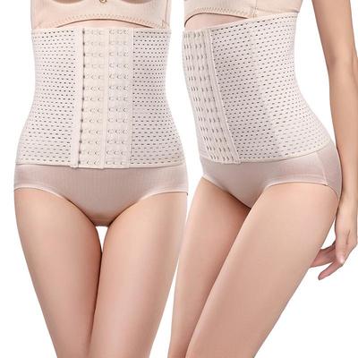 Sechsreihiger Schnallen-Taillentrainer Bauchwickel Body Shaper - Postpartaler Bauchgurt & Magenkompressions-Cincher.