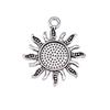 Simple Flower Charms Antique Alloy Pendants For Minimalist Floral Jewelry