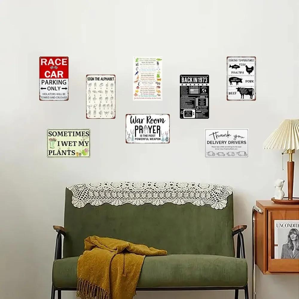 War Room Metal Sign Prayer Is The Most Powerful Weapon Sign Vintage Home Wall Decor for Kitchen Cafe Bar 8x12 Inch