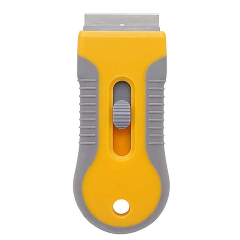 Dual-Headed Multi-Functional Scraper: Efficient Stain Remover & Glue Removal Tool for Car Film Application