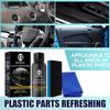 30ml Plastics Revitalizing Coating Agent Car Refurbishing Agent With Sponge Plastics Parts Refurbish Agent For Car Easily