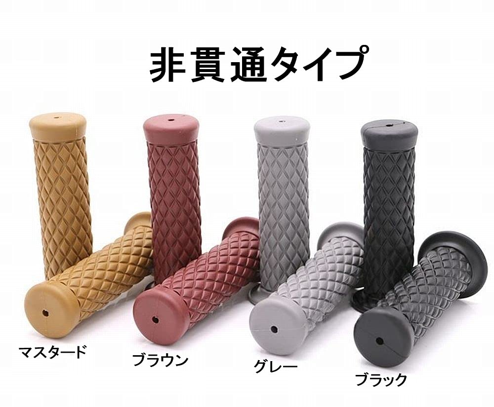 Beatus Diamond Pattern Bike Handle Grip 22.2mm Universal Grip Left