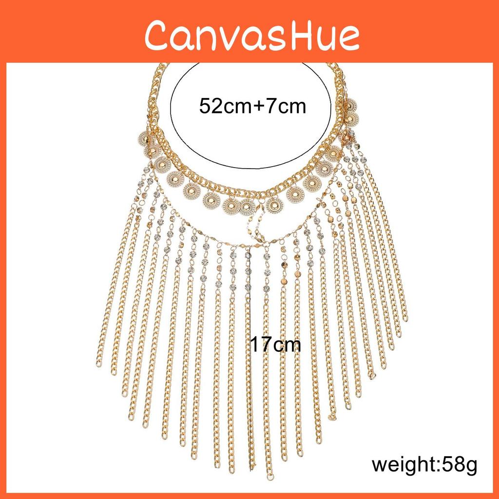 Stilvolle Kopfkette mit handgewebten Wasserkristall-Details für Partykleidung