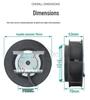 SW175HA2-36W Copper Core Variable Frequency Servo Motor Cooling Fan with Eddy Current External Rotor 