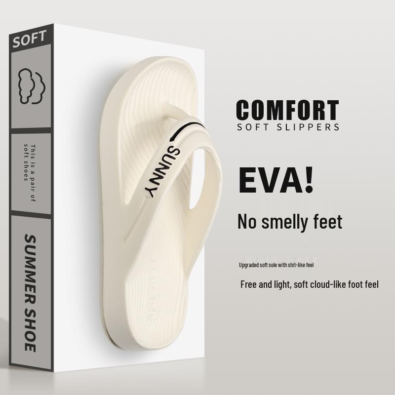 Women's Summer Non-Slip Deodorizing Flip-Flops: Fashionable, Versatile Beachwear