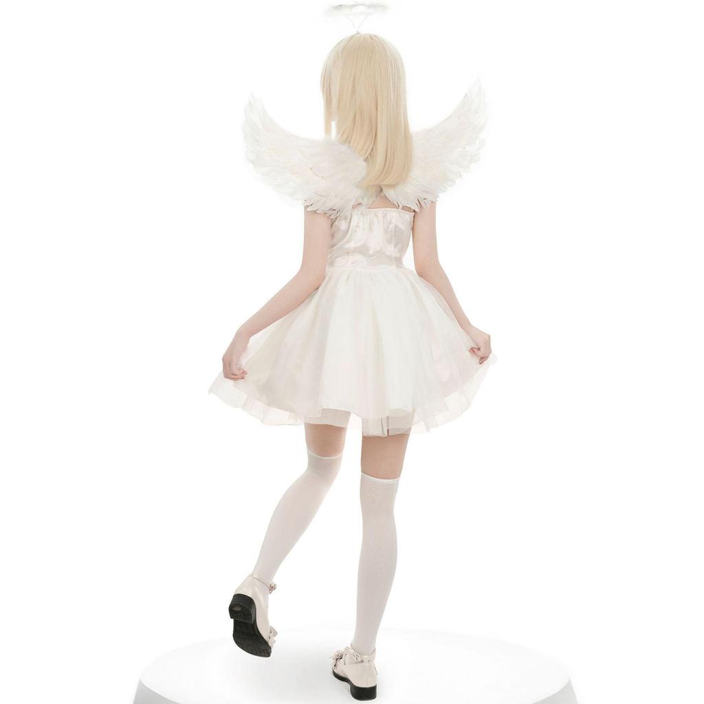 Costume Ange Démon Elfe Halloween Croisé - Tenue de Mascarade et de Jeu de Rôle pour Femmes