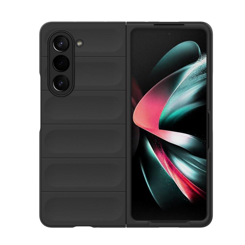 For Samsung Galaxy Z Fold 5 Case Silicone PC Capa Samsung Z Fold Flip 5 4 3 Case Protector Phone Anti-drop Case Z Fold 5 Cover