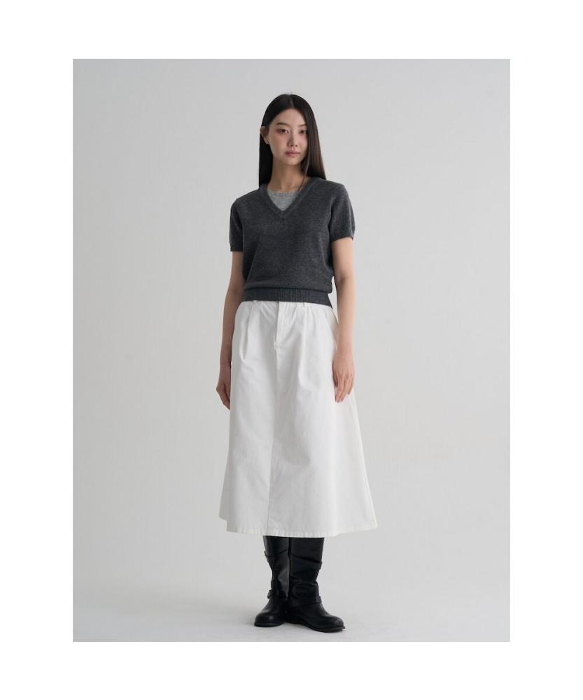 8SECONDS Layered V-Neck Pullover Gray