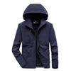 Spring and Autumn New Men's Jacket Loose Casual Hooded Large Size Loose Men's Top Coat