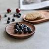 Vintage Wooden Snack Tray Cup Pad Coaster Plate Kitchen Decorative Plate Fruit Dish Sandwich Bread Buffet Salad Serving Tray