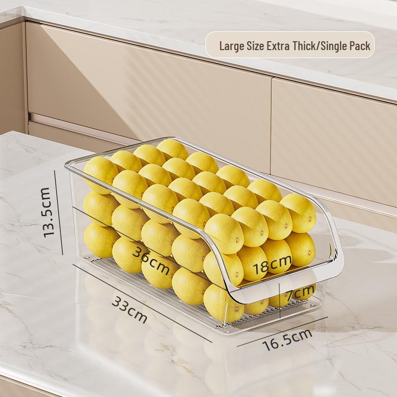Transparent Egg Rack & Fresh-Keeping Refrigerator Drawer Box