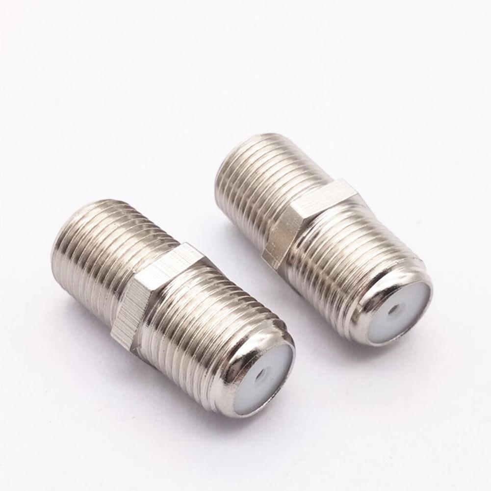 Alle Kupfer Zoll Kurze F-kopf Doppel Pass Gerade Durch F-Weibliche Projekt F-kopf Ante Kabel TV J3V8