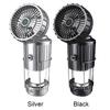 Camping Fan with Lantern Solar Powered Emergency Hanging Light USB Rechargeable for Tents Power Outage Hurricane