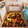 Stained Glass Style Divine Portrait Patterned carpet, suitable as a non slip play mat for the living room and bedroom sofa