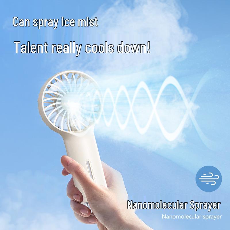 Nano Hydrating Handheld USB Fan - Portable Mini Electric Fan for Home & Outdoor Use
